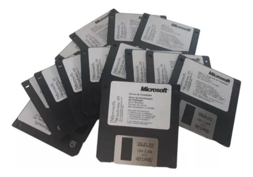 13 Disquetes 3,5  (1,44mb) Contendo Instalação Do Windows 95