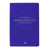 La Biblia Hispanoamericana - Ed De Estudio - Color Azul