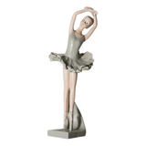 Elegante Estatuilla Bailarina De Ballet Decoración De