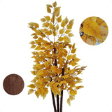Planta Fícus Amarelo Artificial (sem Vaso)