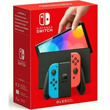 Nintendo Switch Modelo Oled W/ Neon Red & Neon Blue Joy-con