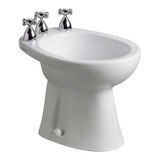 Bidet Ferrum Andina P/ Grifería 3 Agujeros Loza Blanco 