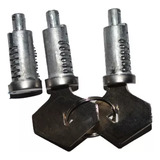 Cilindro Puerta Con Llave Renault 6 Renault 12 - Set X3