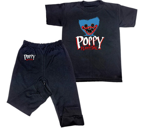 Pijama Para Niño Poppy Brilla En La Oscuridad