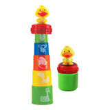 Baldes Apilables Pato Musical Luz Sonido Didactico Infantil Color Multicolor