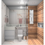 Projeto 3d  Banheiro/lavabo  