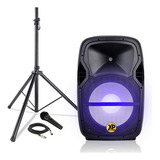 Bafle Potenciado Xp Audio 15150kit Bluetooth Usb 150w