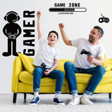 Pack Gamer Adhesivo 20 Diseños Video Juego Vinilo Decorativo