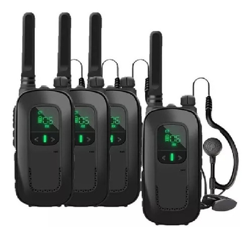 Kit X 4 Handy Baofeng Radio Walkie Talkie Bft12 16ch Uhf