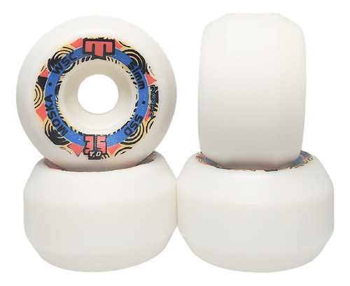 Roda Moska 51mm Wsc Cônica Skate 101a Dura Profissional