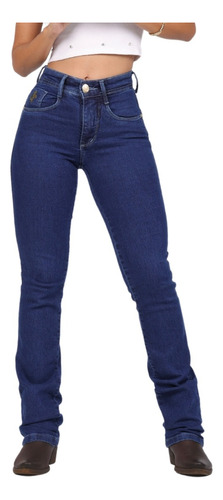 Kit 2 Calças Jeans Feminina Estilo Country Flare Premium 