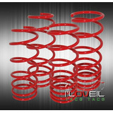 Red Coilovers Lowering Performance Springs For 79-04 Ford Mu