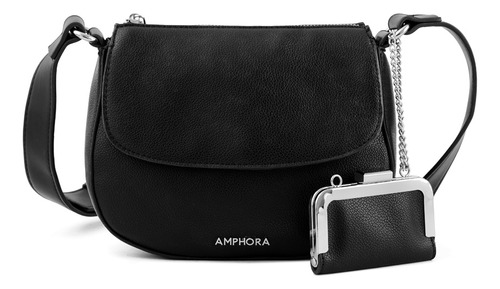 Cartera Bandolera Pequeña Molinari Negro