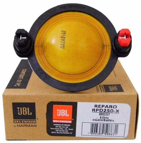 Reparo Repuesto Driver Jbl Selenium D250x D260 Pro Original