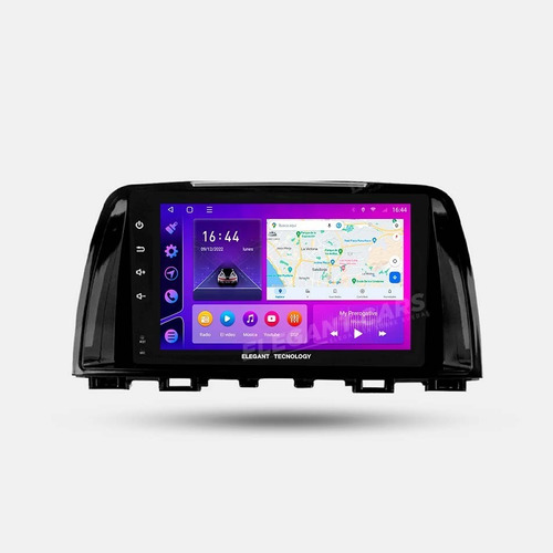 Autoradio Android 11 Mazda 6 2013-2018 4+64gb 8core Qled Foto 2