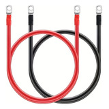 Cable De Batería Automotriz De 2 Piezas, 5 Awg, 50 Cm, Clip