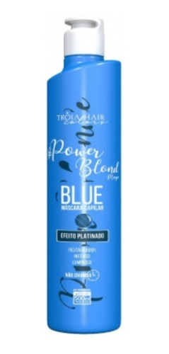 Matizador Power Blond Blue Efeito Platinado Tróia Hair 500ml