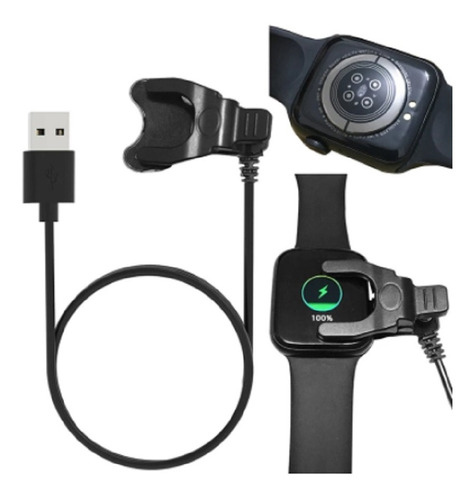 Cabo Carregador Para Relogio Smartwatch 2 Pinos 4mm