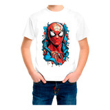 Playera Infantil De Niño Spiderman, Mario, Dia Del Niño 