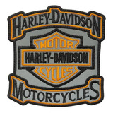 Parche Bordado Harley Davidson Motorcycles Reflectivo 