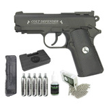 Pistola De Pressão Co2 Colt Defender Full Metal 4,5+kit Pro