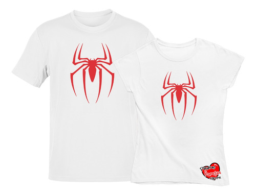 Playeras De Parejas Dúo El Hombre Araña Spiderman Novios