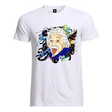 Remera Estampada Varios Diseños Einstein Fisica Cuantica