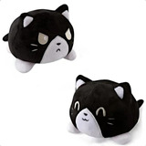 Peluche De Gato Negro Felix Reversible Kawaii 