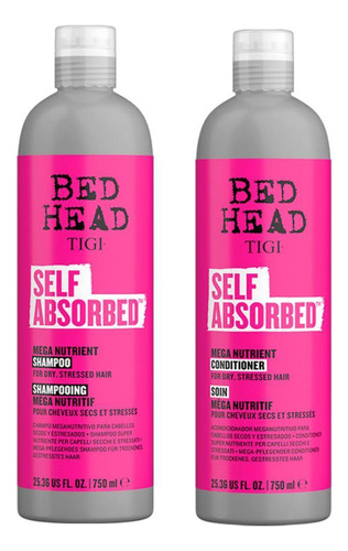  Kit Tigi Bed Head Self Absorbed Shampoo E Condicionador
