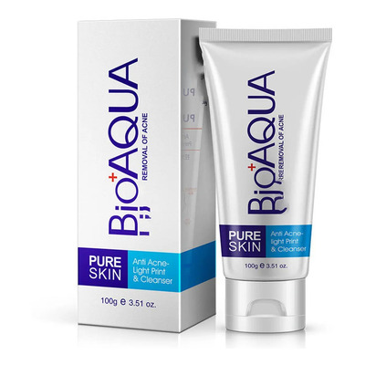 Bioaqua Jabón Facial Control Grasa y Acné, Reduce Poros y Puntos Negros, 100 ml | MercadoLibre