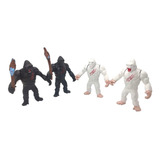 Juguete King Kong Vs Rampage Gorila Figuras Mono Chango Axe