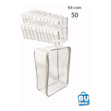 Kit 50 Organizador Empilhável Multiuso Guarda Roupa C/ Alça