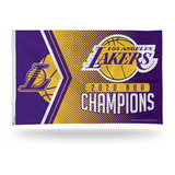 Rico Industries Nba Los Angeles Lakers Unisex 3 Pies Por 5 P