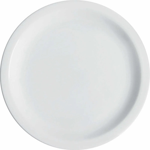 Kit 50 Prato Raso Jantar Iguaçu Refeição Porcelana