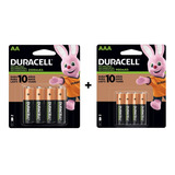 Pack Duracell Recargables 4aa Y 4aaa