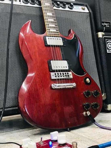 Gibson Sg Standard Cherry Vintage De 1972 No Reedición