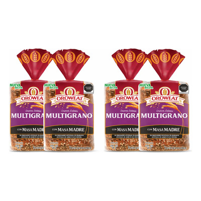 2 Pack Oroweat Pan Multigrano Morado 4\u002F680 G Ctc | Envío gratis