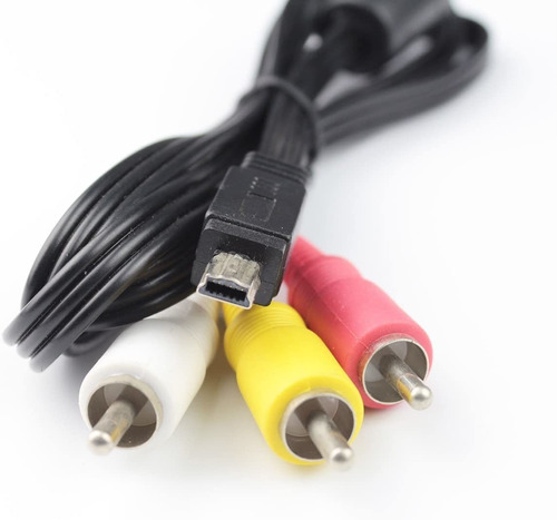 Cable De Audio Y Video Cexo Para Camara Slr Canon Eos, Ne...