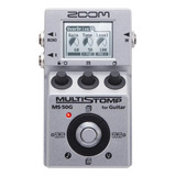 Pedaleira Zoom Multistomp Ms 50g Para Guitarra