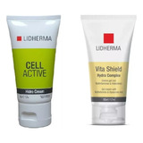 Lidherma Kit Cellactive Hidro Cream + Vita Shield Hydra Comp