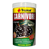 Tropical Carnivore 300gr Gránulos Fondo Rayas Carnivoros 