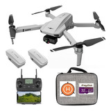 Drone Kf102 6k 2cameras 25min 5g Gps 2eixos +case Com 2 Bat