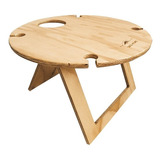 Mesa De Picnic Plegable Para 4 - Redonda