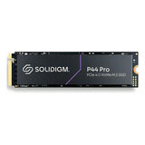 Unidad Sólida M.2 Solidigm P44 Pro 512gb 7.000/4.700mb/s Color Negro