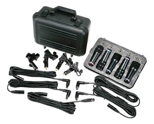 Set De Micrófonos Para Batería Peavey Pvm-dms 5 Kit Bombo 