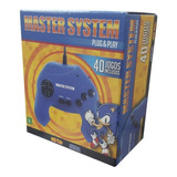 Console Tectoy Sega Master System Plug & Play Standard Cor Azul 40 Jogos