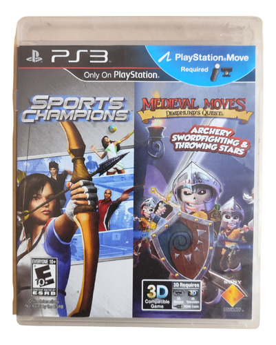 Medieval Move / Sport Champions Combo Pack - Físico - Ps3