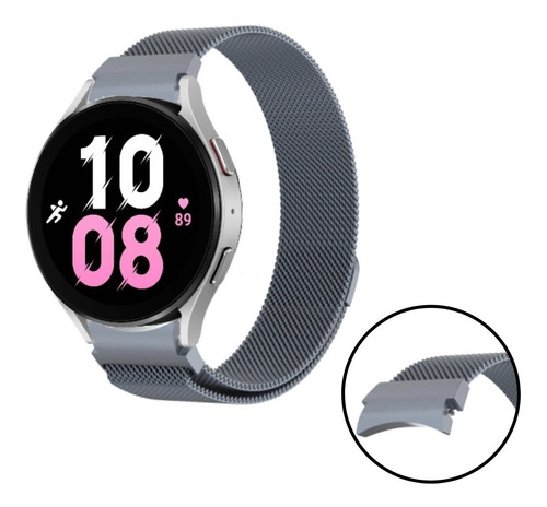 Pulseira Magnética Para Samsung Galaxy Watch5 40mm / 44mm