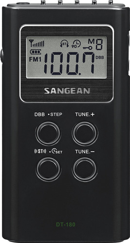 Sangean Radio De Bolsillo Dt-180 Am / Fm