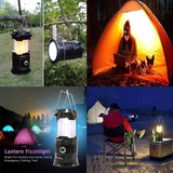 Lampara Linterna Solar,recargable Para Camping,